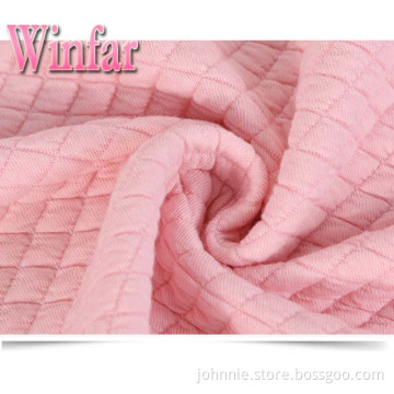 Spandex Quilted Jacquard Sweater Knit Fabric